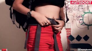 LUSTY HOSTEL - Cutie Young hot Gotten a Hard Morning Dick inside Her Cunt - LETSDOEIT