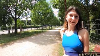 Slut Cock Craving Jogger is Cheating on