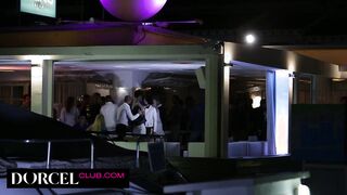Beautiful group sex into a penthouse inside Ibiza