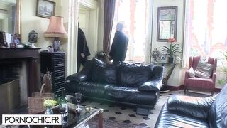 Double Penetration inside a castle