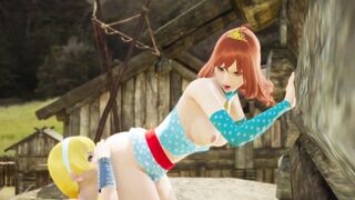 Winx - Bloom and Stella groaning vagina licking