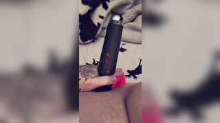 Double Penetration with tatted Cougar