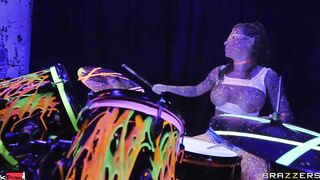 Bang The Drummer Film With Scott Nails, Felicity Feline - Brazzers Official
