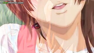 Hentai cute teen with big boobs fucks her boyfriend