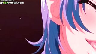 Hentai cute teen with big boobs fucks her boyfriend