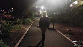 My risky night out into outdoors (humiliation, outside, piss, risky, prolapse, fusting, spit)