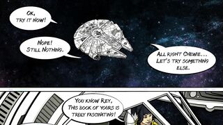 Rey Submits to Her Wookie Master