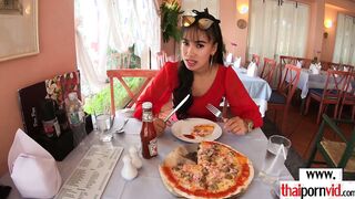 Hot amateur Thai teen wants some dessert