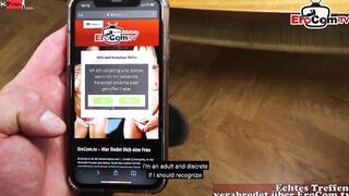 German long titties older milf pick up for real sexdate into outside