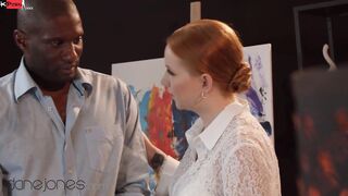 Dane Jones big black cock offer Hot red blowjob MILF Kiara Lord romantic jizzed hardcore sex with gigantic cock black stud