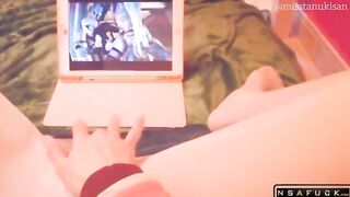 POV Touching my Pussy Watching Monster