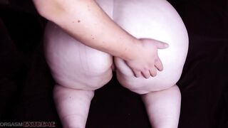 Long Ass Chubby PAWG Butt Caning & Orgasm For Step Sister