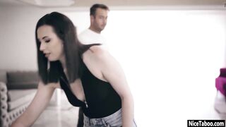 Filthy stepsis Casey Calvert sucks and fucks filthy stepbrother with