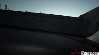 White Teenagers Escort Gets Picked Up by Captain Save a