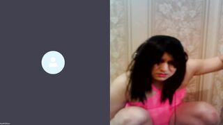 Dumb young whore Nastya Ivanova gets bred on web web cam