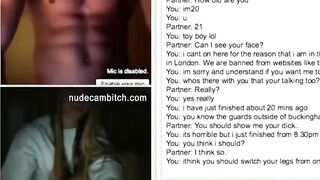 Blonde Goddes palying with her twat on live webcam chat