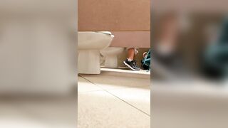 College Women(s) Use College Toilet