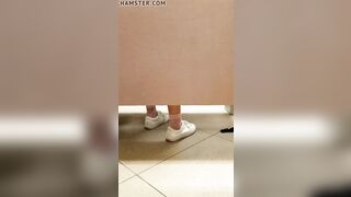 College Women(s) Use College Toilet