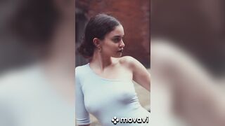 Sabrina Claudio showing off for her career booty clips