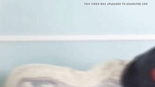 A Cutie gf Enjoying her sex slaves - anal booty pvc crop