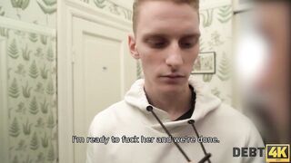 DEBT4k. cunt with mouth has no money for shopping so why gives ass to