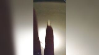 Asian skank giving a nice blowjob and balls licking