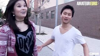 AMATEUR EURO - #Miyuki Son - Hottie eastern Dark Hair Threeway