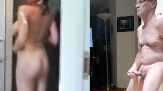 Sister into law laura b taking a shower on hidden camera
