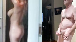 Sister into law laura b taking a shower on hidden camera