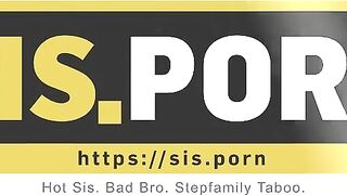 SIS.PORN. Skinny blonde chick does it with stepbro for the first but