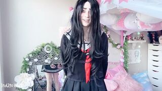 THE CREEPY CUNT WITH MOUTH FROM SCHOOL GETS YOU TO HERSELF (YANDERE JOI) -
