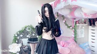 THE CREEPY CUNT WITH MOUTH FROM SCHOOL GETS YOU TO HERSELF (YANDERE JOI) -