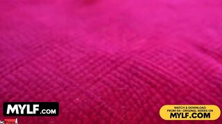 Mylf - Lucky Dude Getting 1 Of A Kind Lesson From Hot Blonde Stepmom Into Stockings How To Satisfy A women