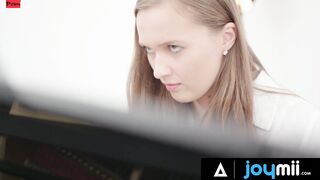 JOYMII - Stacy Cruz Spreads Her Legs Wide For Her Piano Teacher's Gigantic Pole