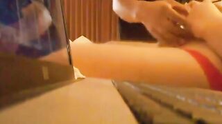 Str8 daddy caught by room service ll