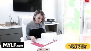 MYLF - Hardworking Businesswoman Getting Her Snatch Drilled By An