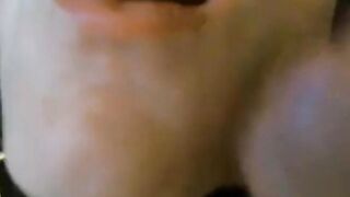 bdsm sub slut toying clit sucks masters cock