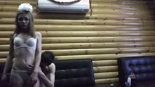skinny guy fucking waittress