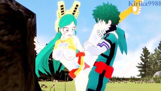 Tomoko Shiretoko (Ragdoll) and Izuku Midoriya have extreme sex outside. - My Hero Academia Cartoon