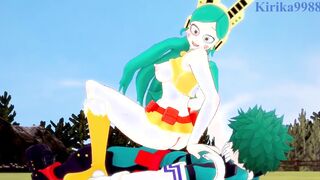 Tomoko Shiretoko (Ragdoll) and Izuku Midoriya have extreme sex outside. - My Hero Academia Cartoon