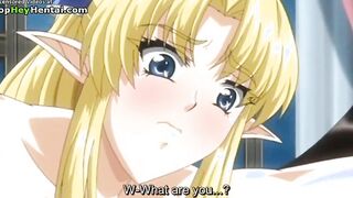Hentai shy girl with big tits gets fucked in stockings