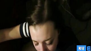 Awesome student blowjob