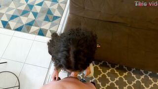 Slutty young hispanic whore blows me and lets me banged! her - pov