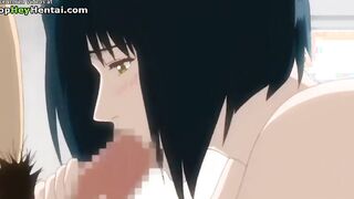 Hentai busty teen has to satisfy horny man