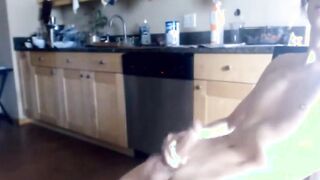 my huge cock wanking