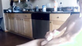 my huge cock wanking