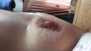 Play with my nipple while I play with my clit!