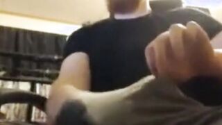 Beefy big ginger bear cums hard