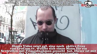 German Mature Milf pick up on Street for casting with