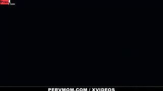 PervMom - Blonde Milf Let His Stepsons Tree Trunk Penis Puts Into Her Gigantic Titties